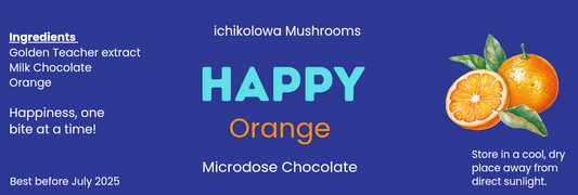 Happy orange chocolate bar (Microdose)