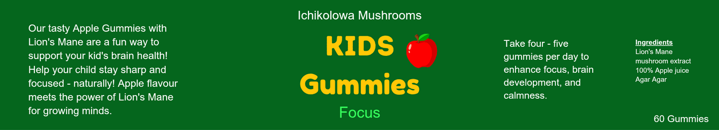 Apple and Lion's Mane kids gummies